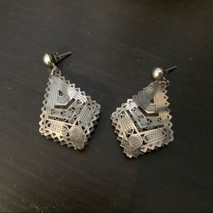 EARRINGS | silver laser cut